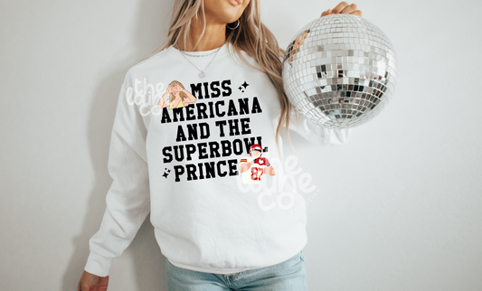 Miss Americana and her Superbowl Prince - KIDS T SHIRT*