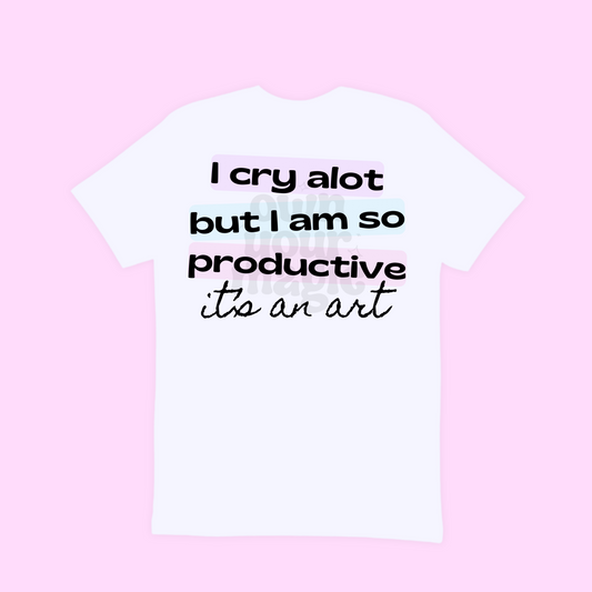 I cry alot - color blocks adult