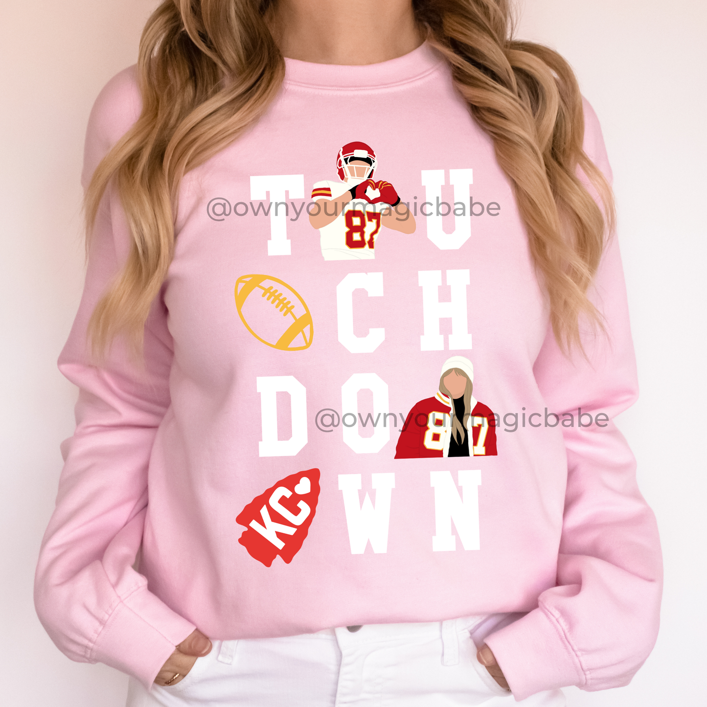 Touchdown SHORT SLEEVES - WHITE FONT