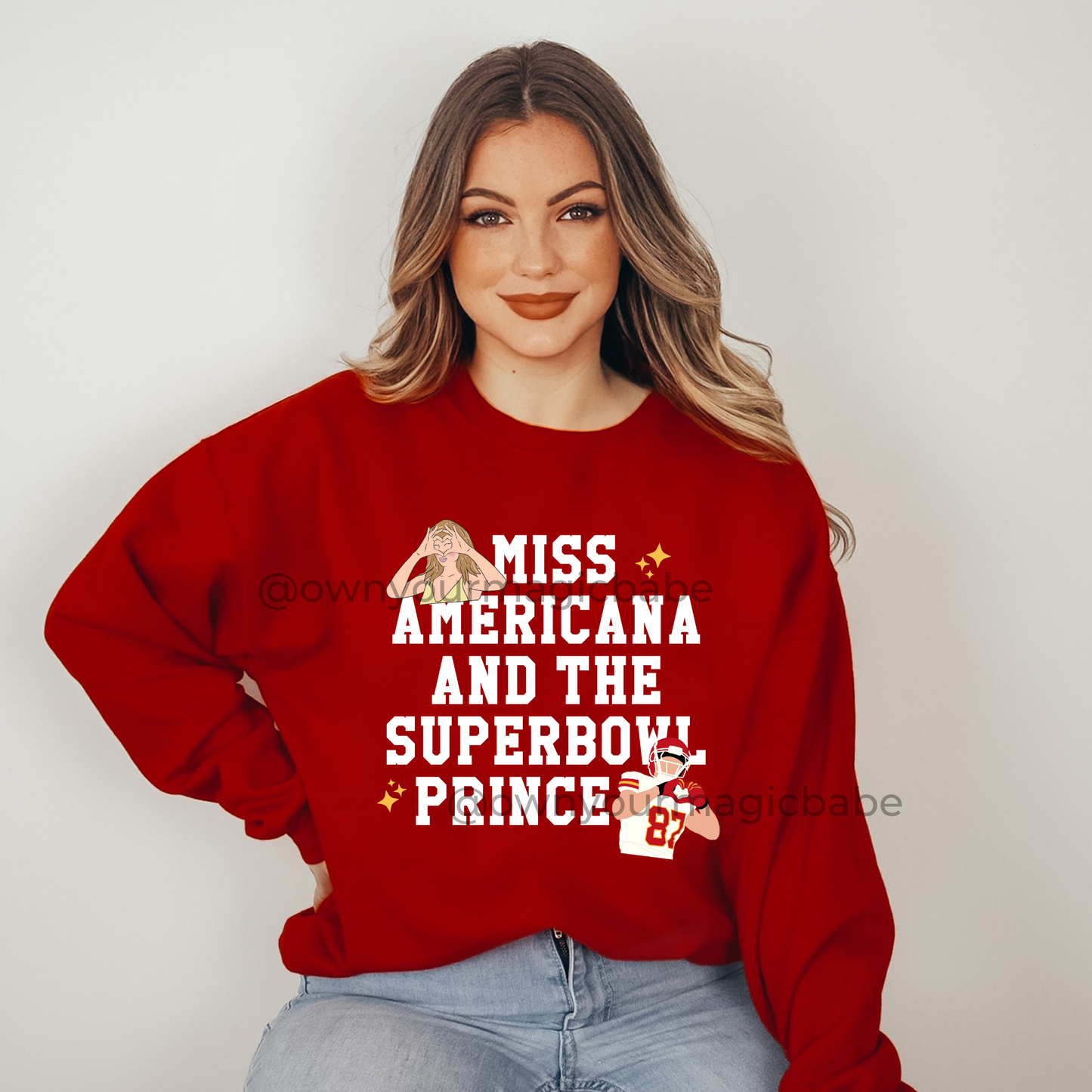 Miss A & SB Prince- SHORT SLEEVES - WHITE FONT