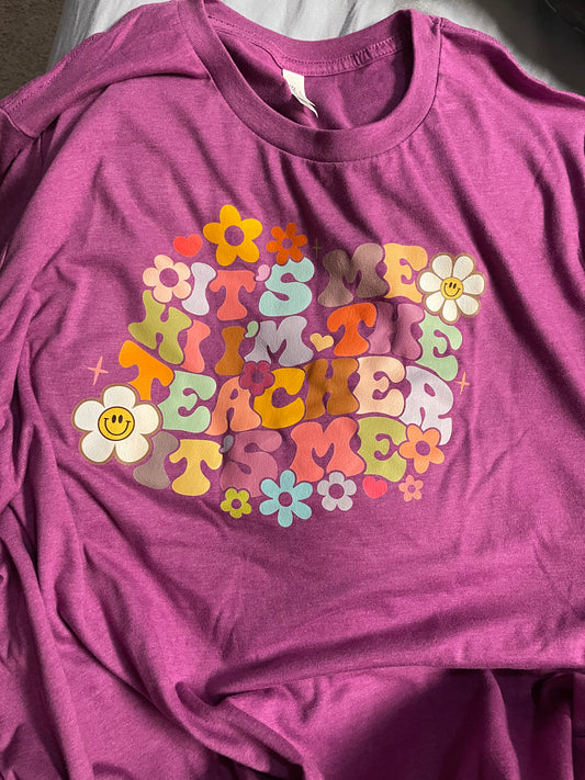 It’s me, hi I’m the teacher