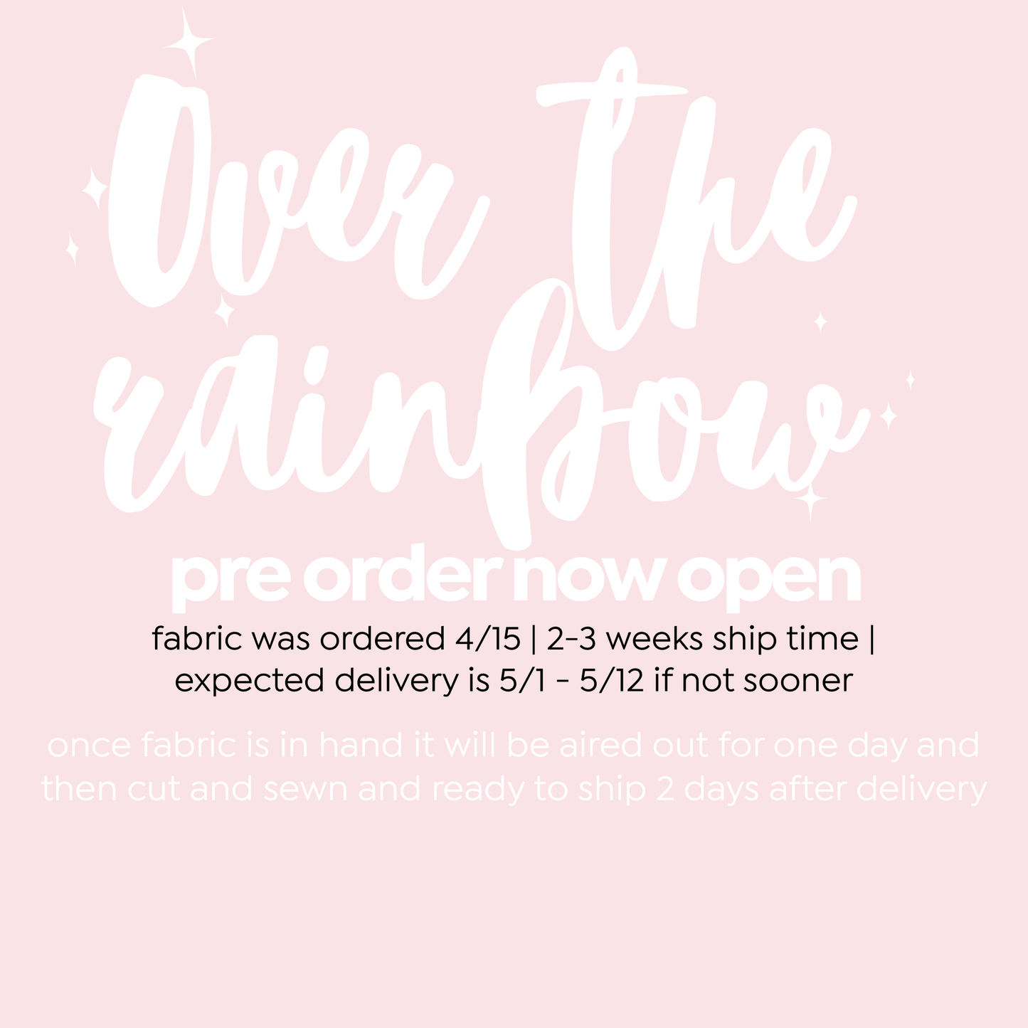 Over the rainbow bow PRE ORDER