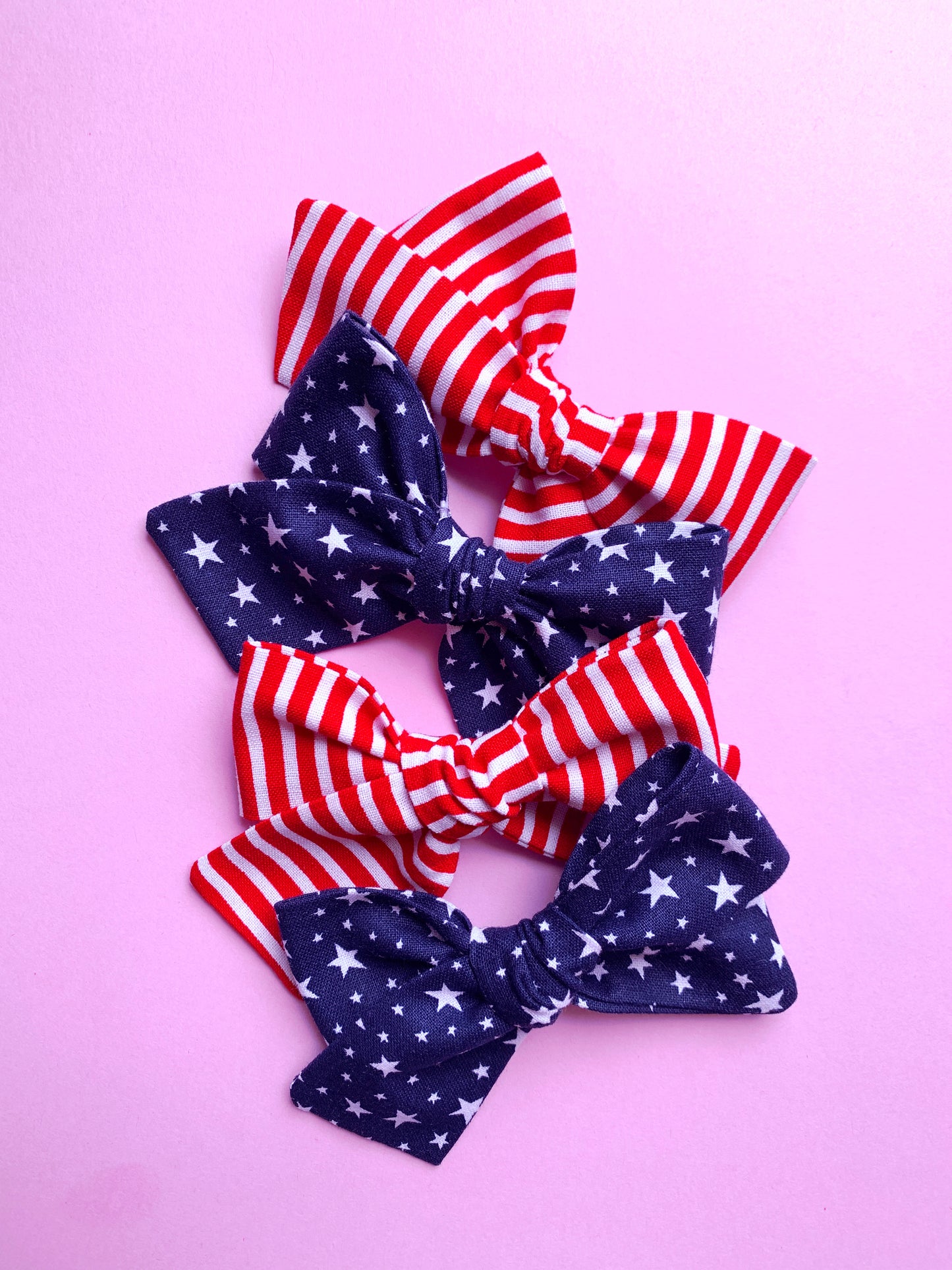 Red, White & Blue piggie set