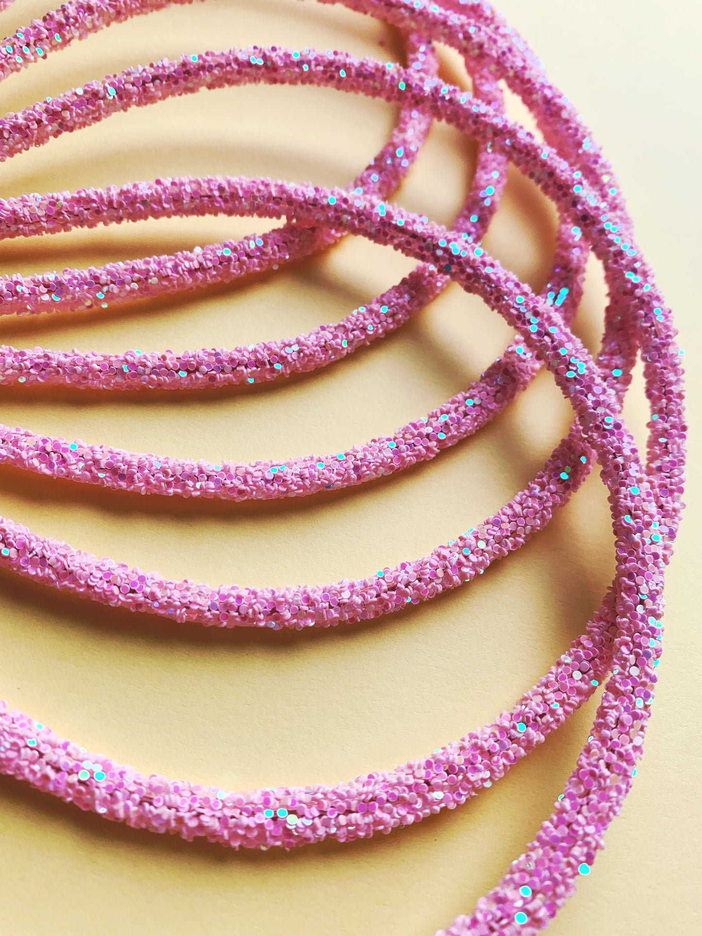 Ballerina Pink Chunky Glitter Headband