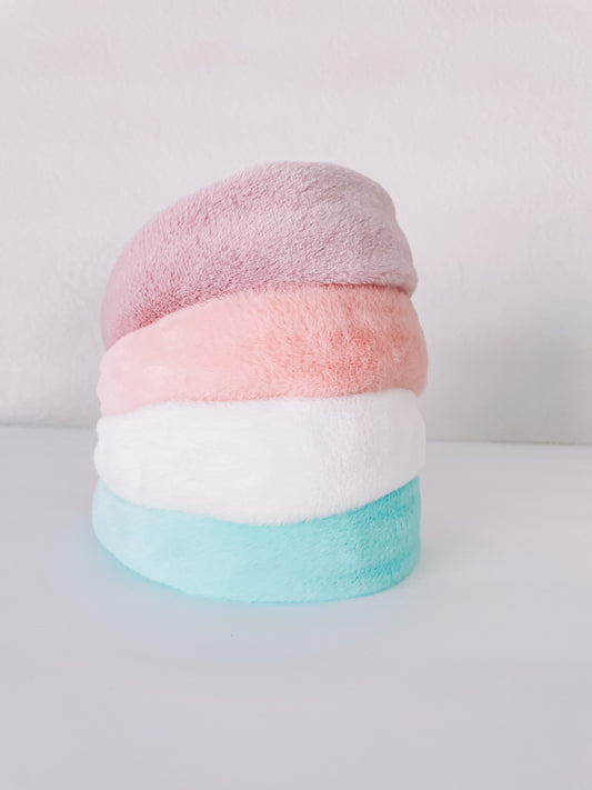 Snow fluff headbands