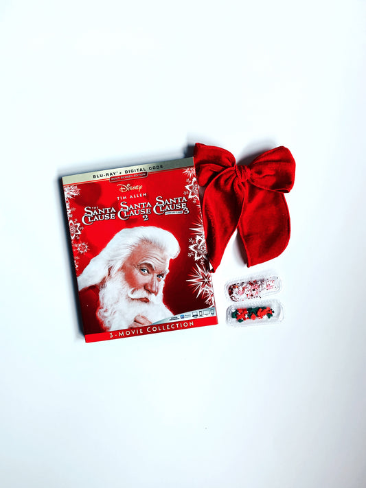 Santas Red Bow