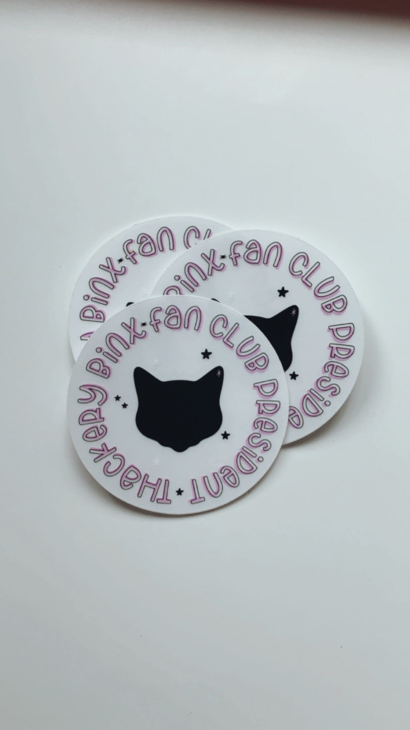 Thackery Binx Fan Club STICKER 3x3