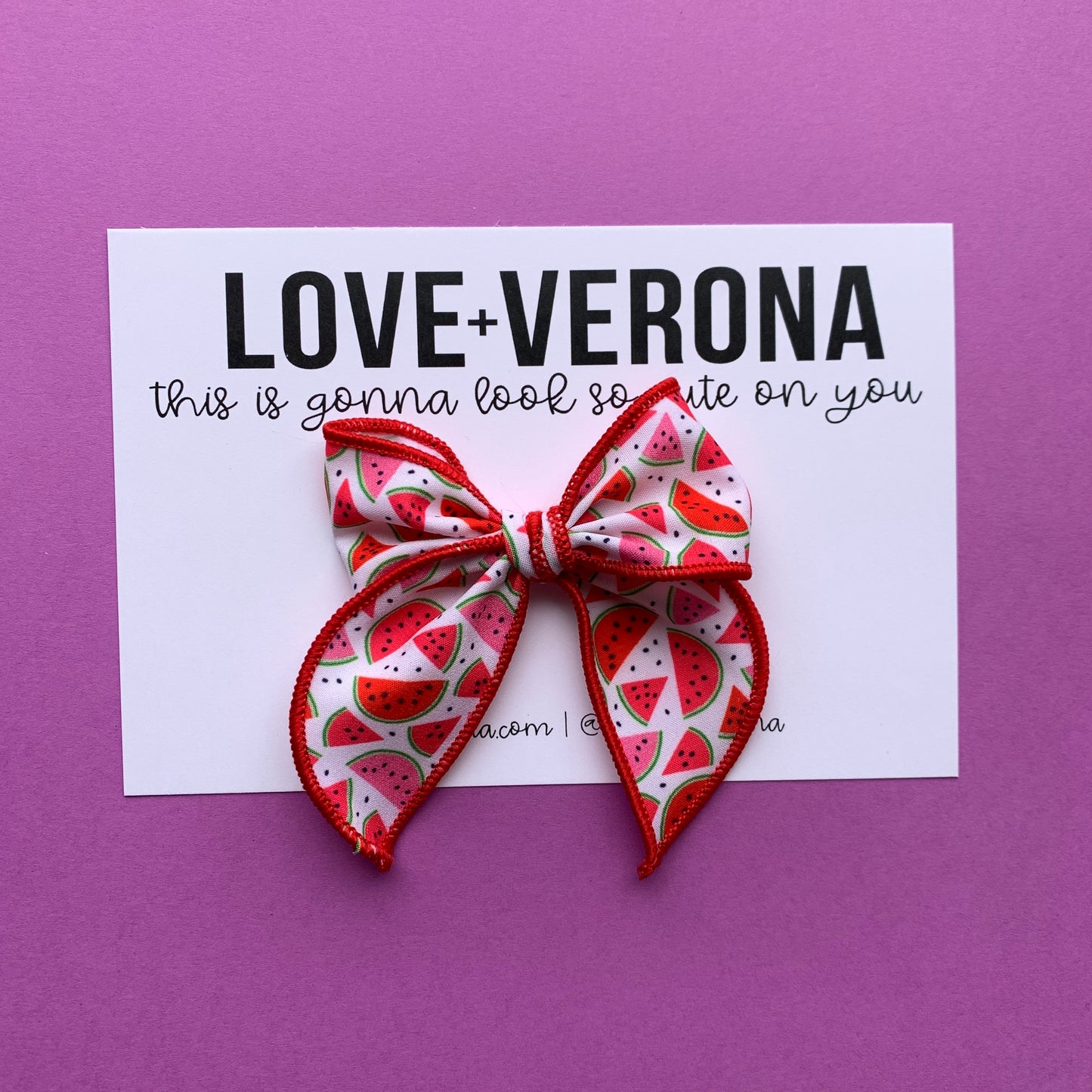 One in a Melon Bow Mini