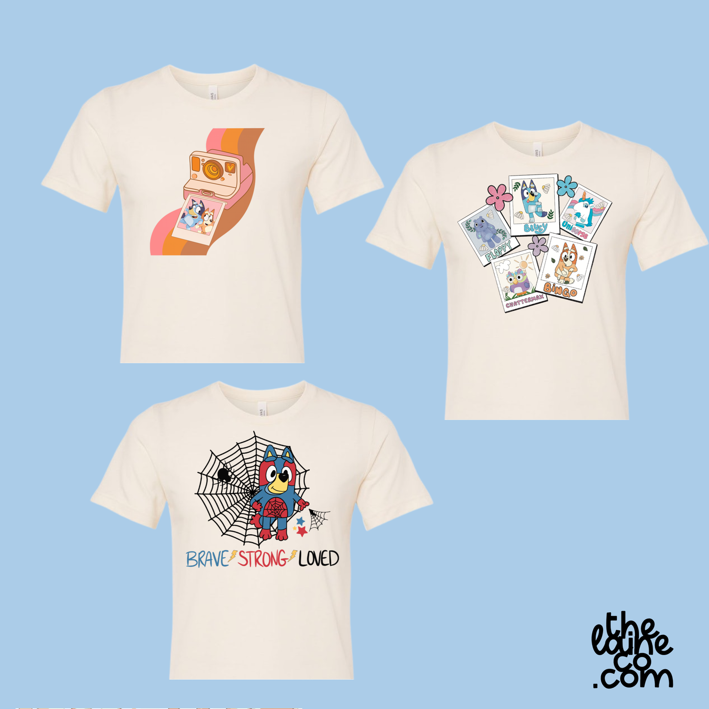 KIDS pt 2 blue shirts (multiples)