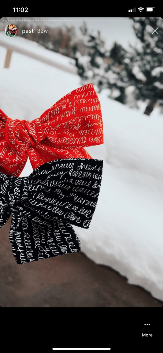 Letters to Santa fabric