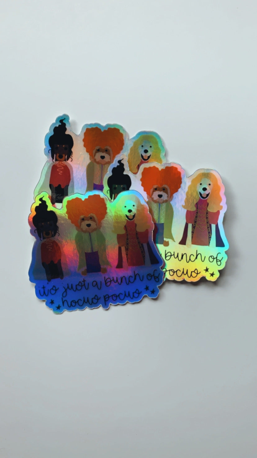 HeyCuteDesign Sanderson Pups STICKER 3x3