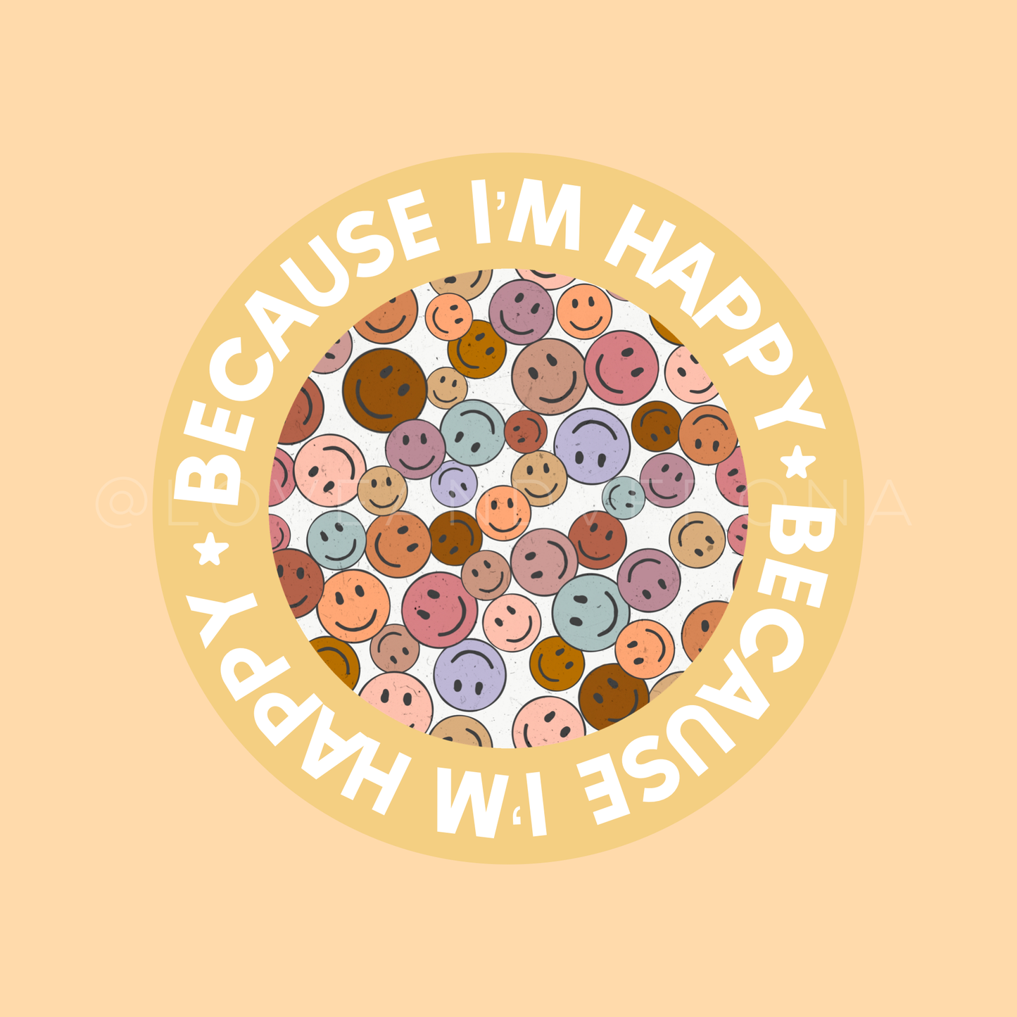 Adult Colored Circle design