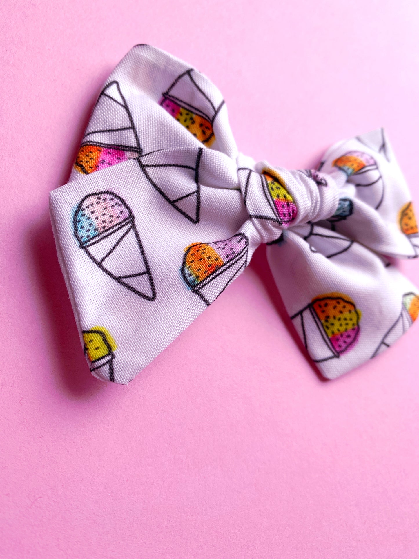 Snow-cone Mini Bow