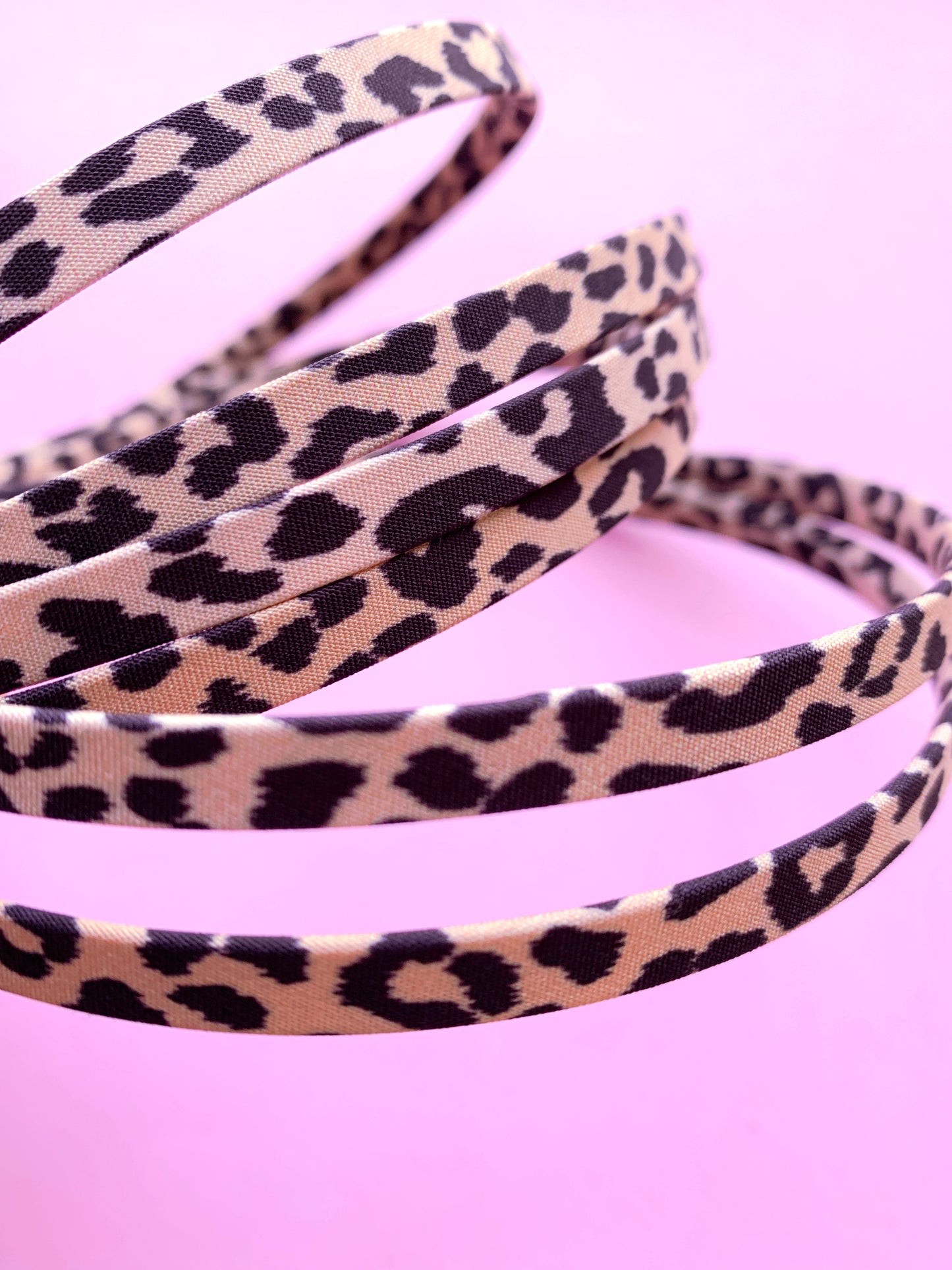 Leopard metal headband