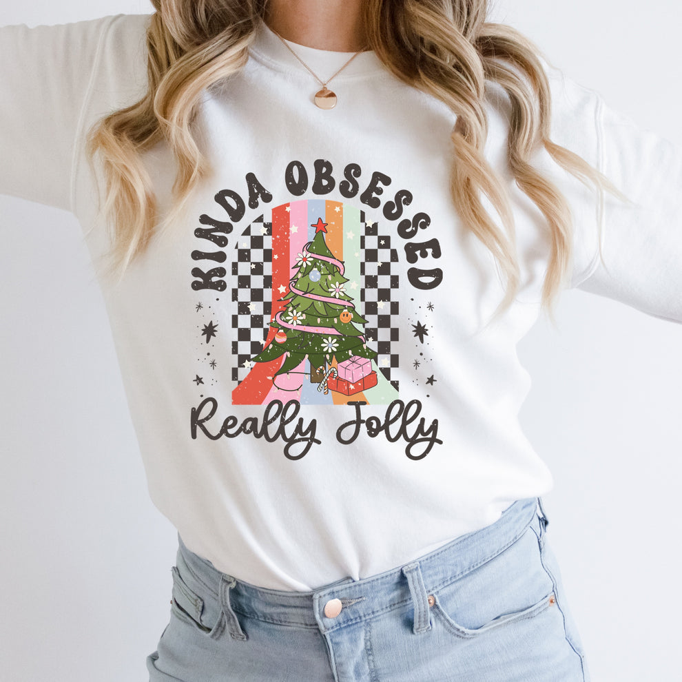 ADULT TEE - Kinda Obsessed, Really Jolly