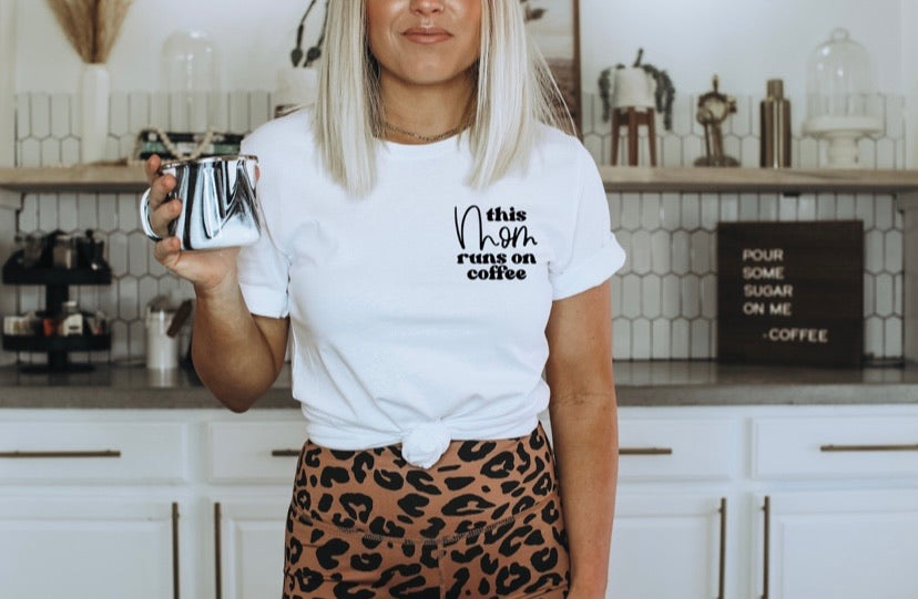 This Mom Runs On Coffee Pocket