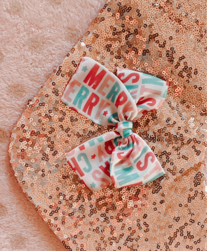 Merry Christmas pink oversized