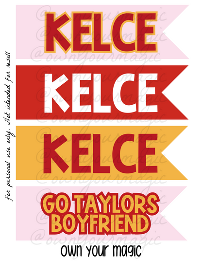 14 pages of Chiefs Flags - USE CODE 3PEAT