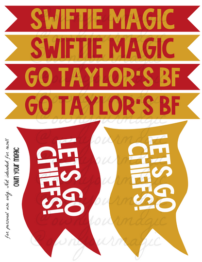 14 pages of Chiefs Flags - USE CODE 3PEAT