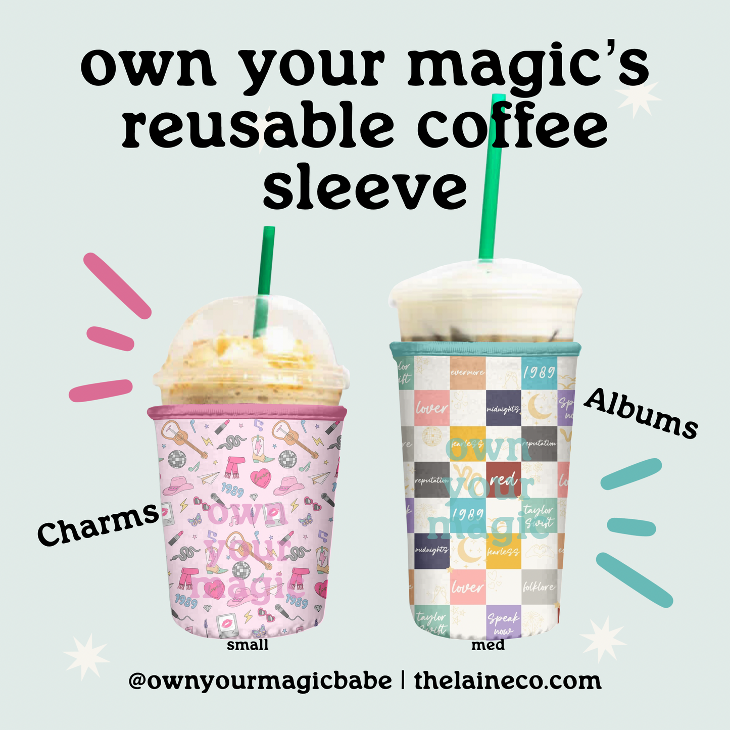 Reusable Iced Coffee Sleeve