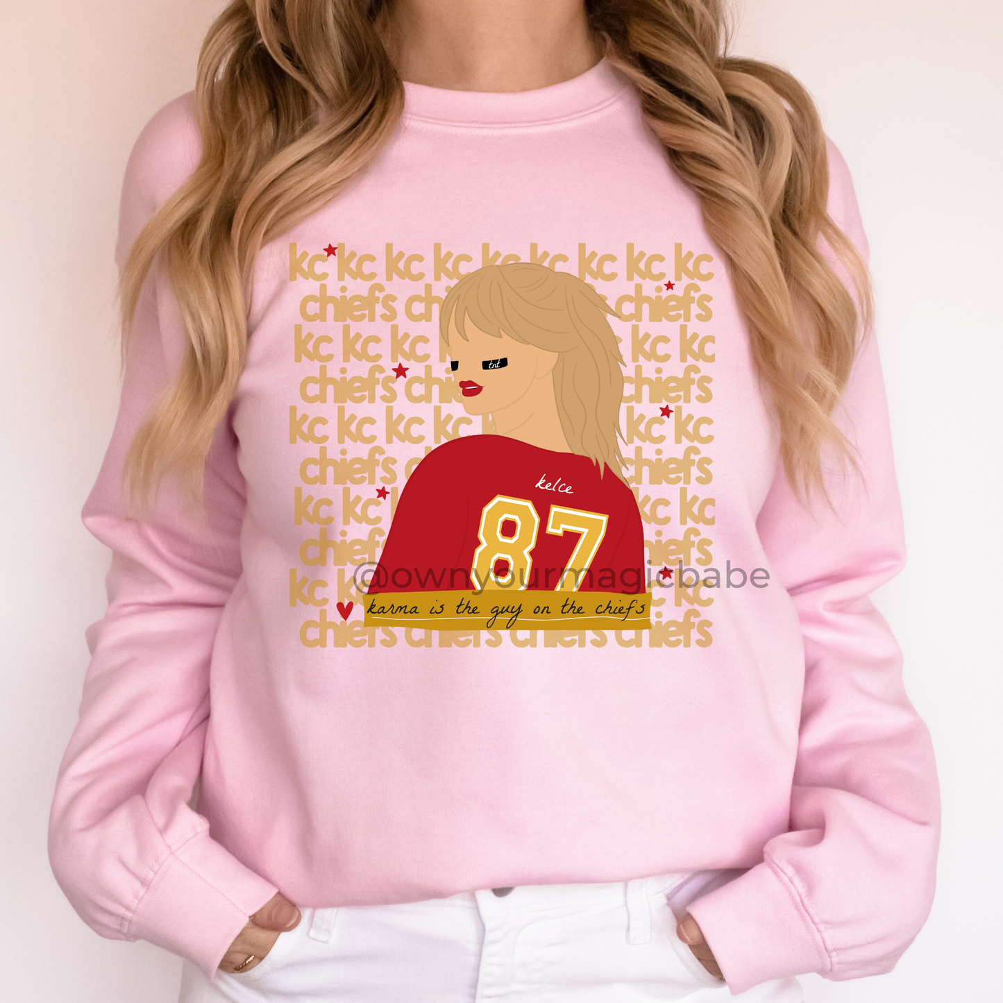 Karma KC87 - SHORT SLEEVES - TRANSPARENT BACKGROUND REPEAT