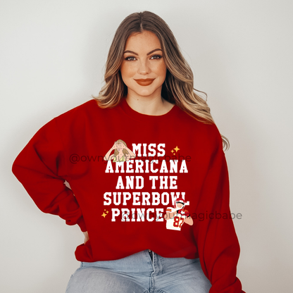 Miss A & SB Prince- SHORT SLEEVES - WHITE FONT