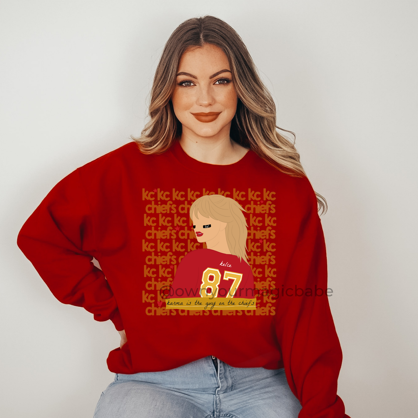 Karma KC87 - KIDS SHORT SLEEVES - TRANSPARENT BACKGROUND REPEAT