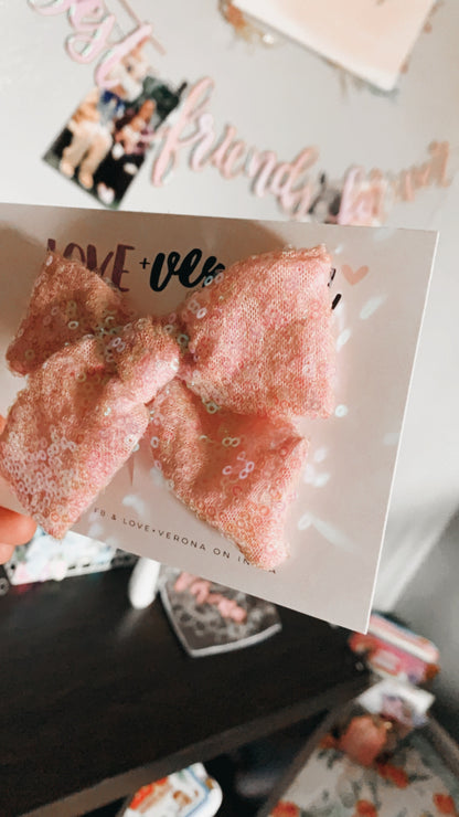 Sequin party bows