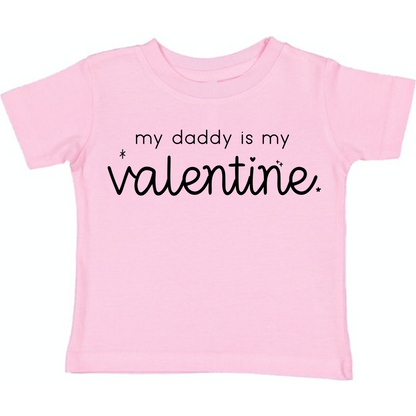 Daddy is my valentine