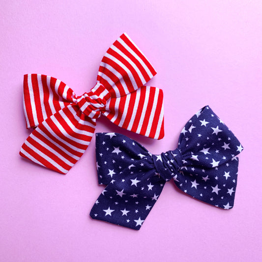 Red, White & Blue piggie set