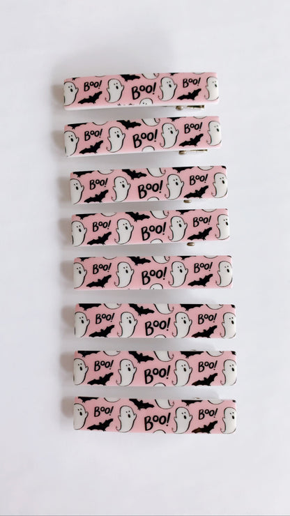 Pink Boo Clips