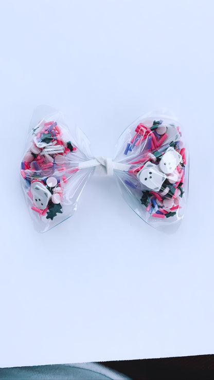 Pink ghost shaker bow