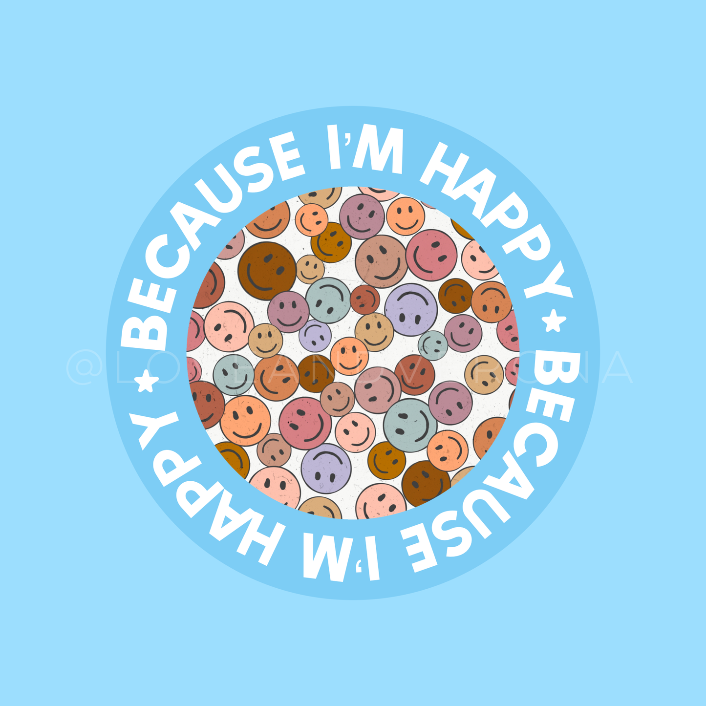 Kids Colored happy circle