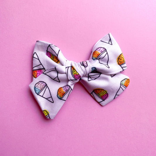 Snow-cone Mini Bow