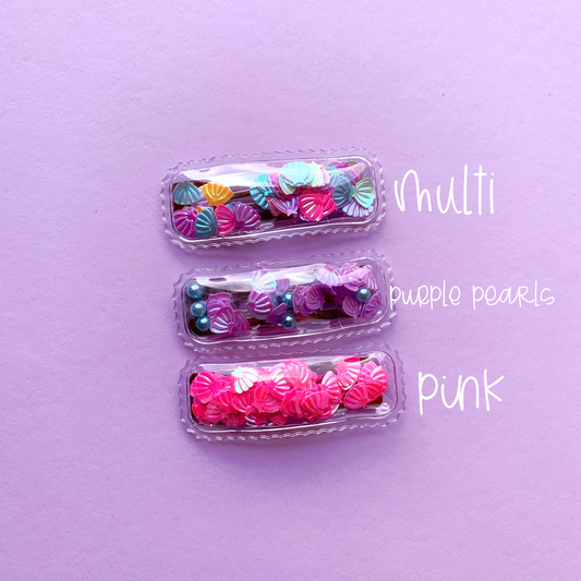 Mermaid shaker clips