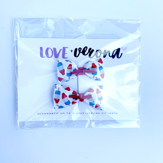 Bomb pop piggie clip set