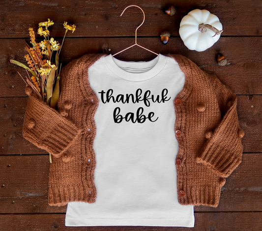 Thankful babe