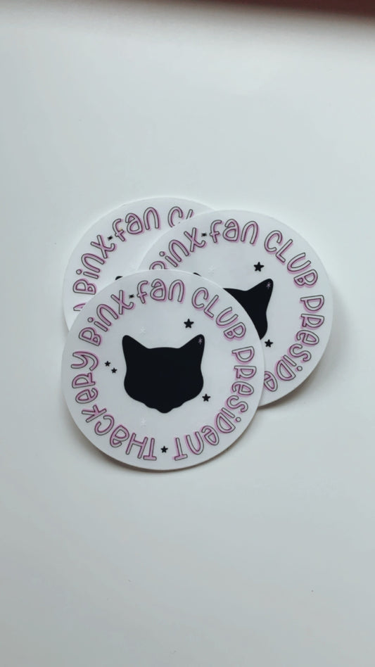 Thackery Binx Fan Club STICKER 3x3
