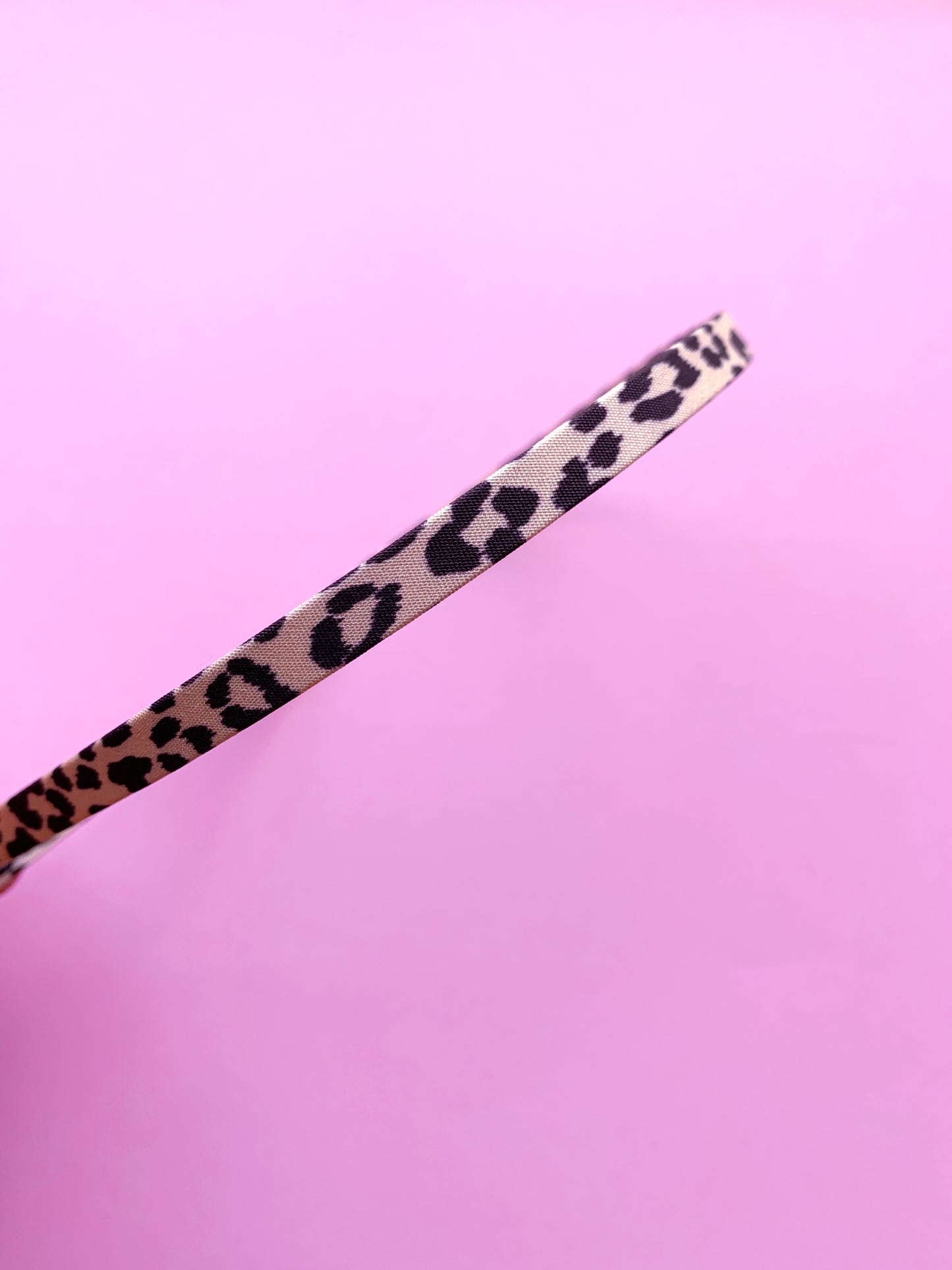 Leopard metal headband