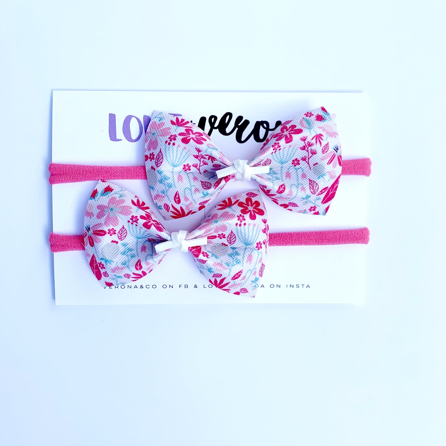 Flower Faux Bow