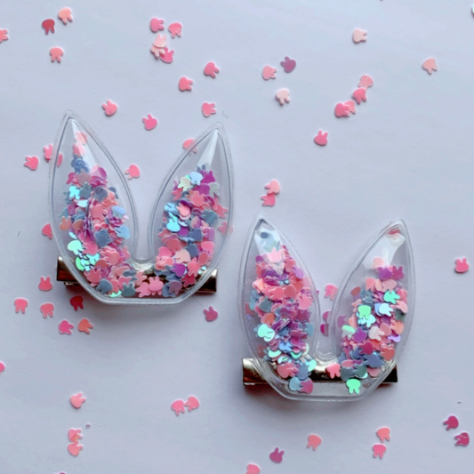 Shaker Bunny Ear clips