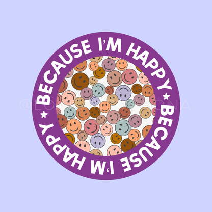 Kids Colored happy circle