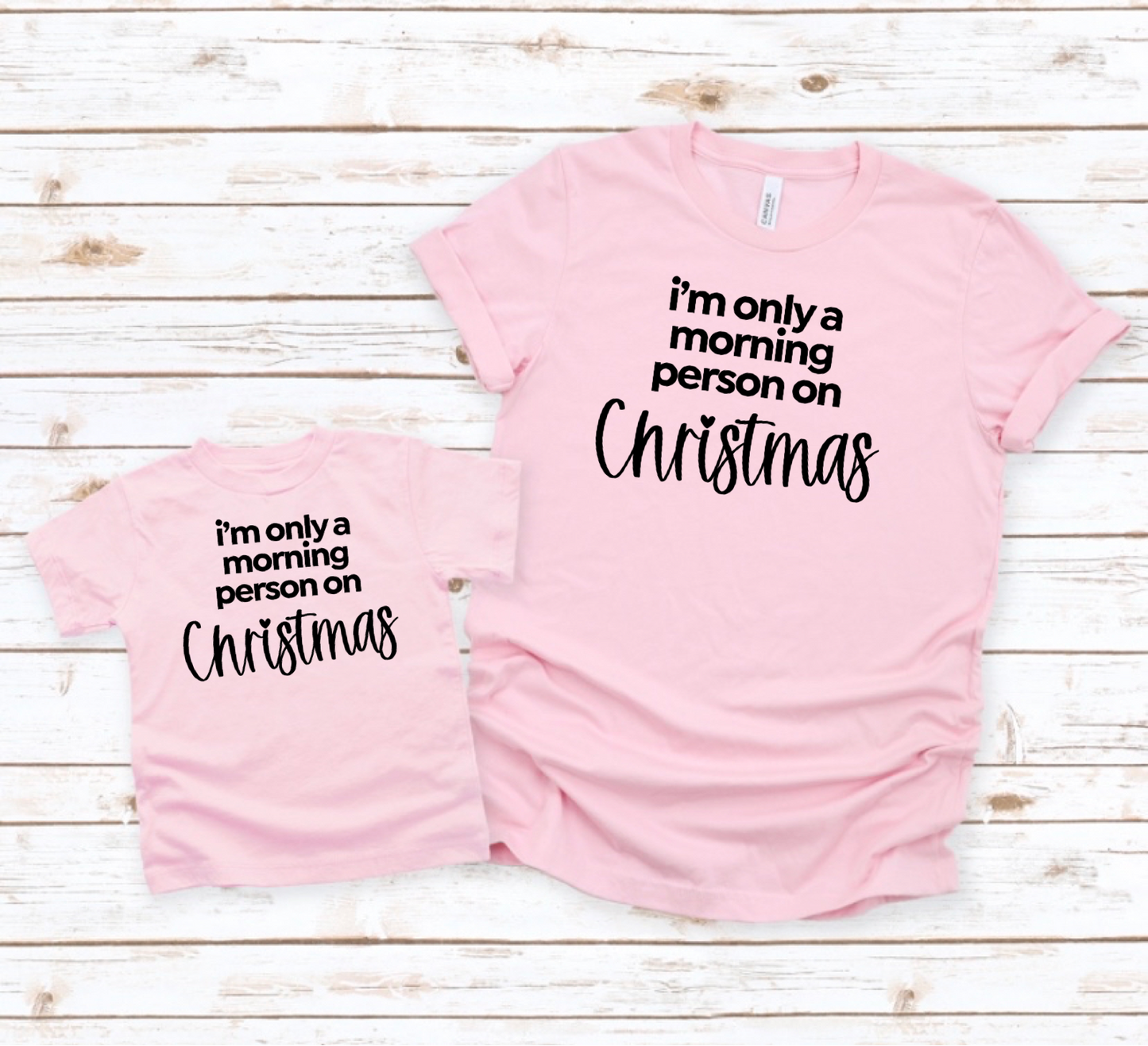 Morning person on Christmas