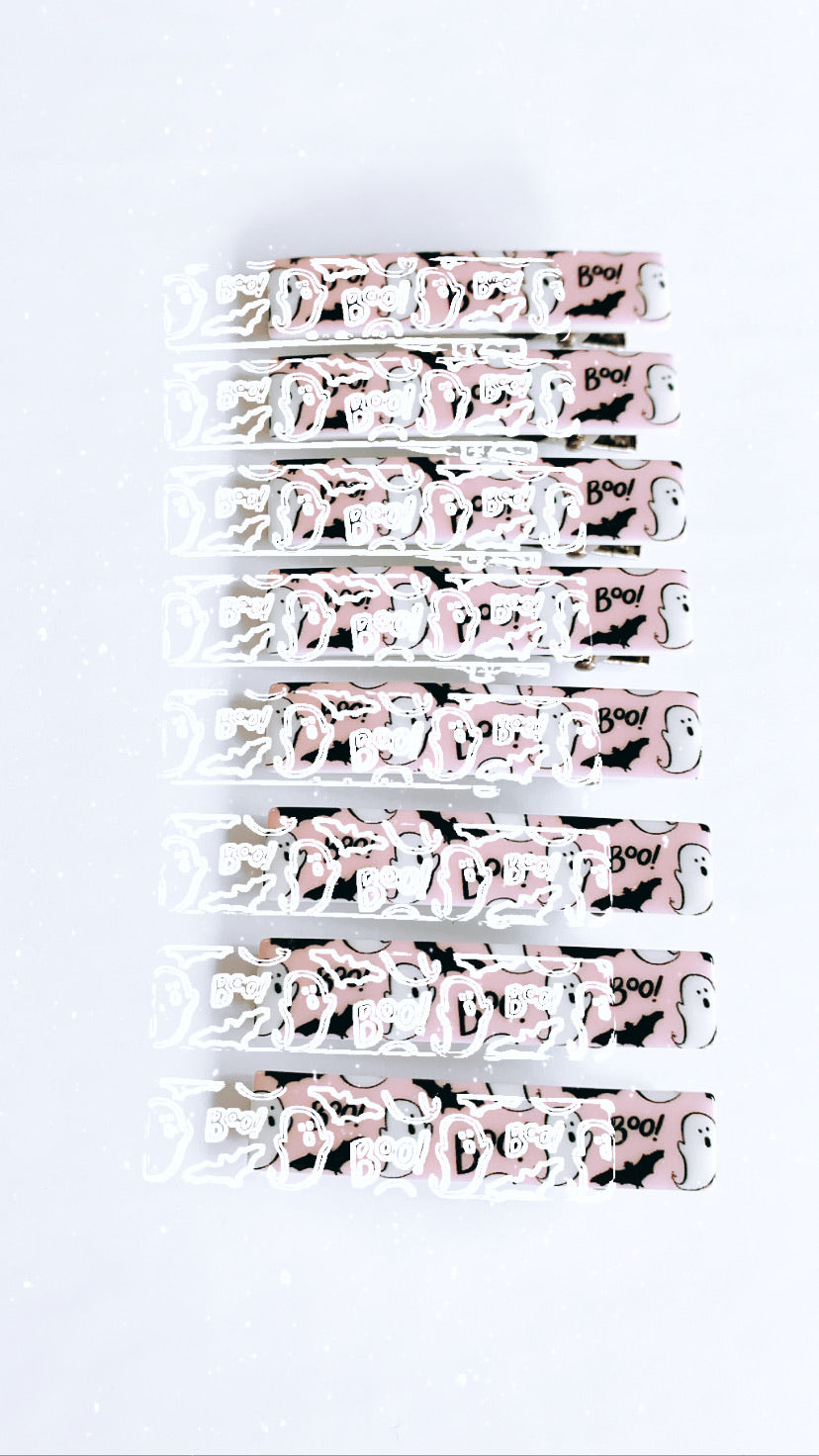 Pink Boo Clips