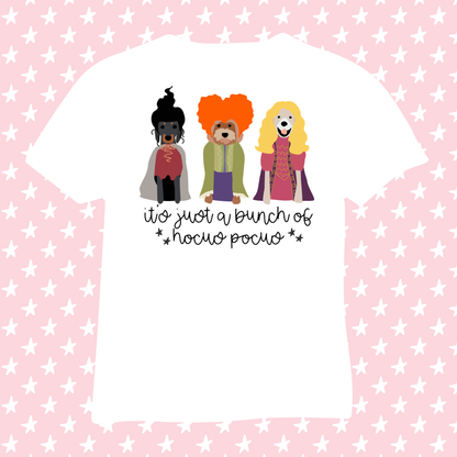 ADULT Sanderson Pups Hocus Pocus