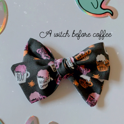A witch before coffee