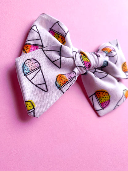 Snow-cone Mini Bow