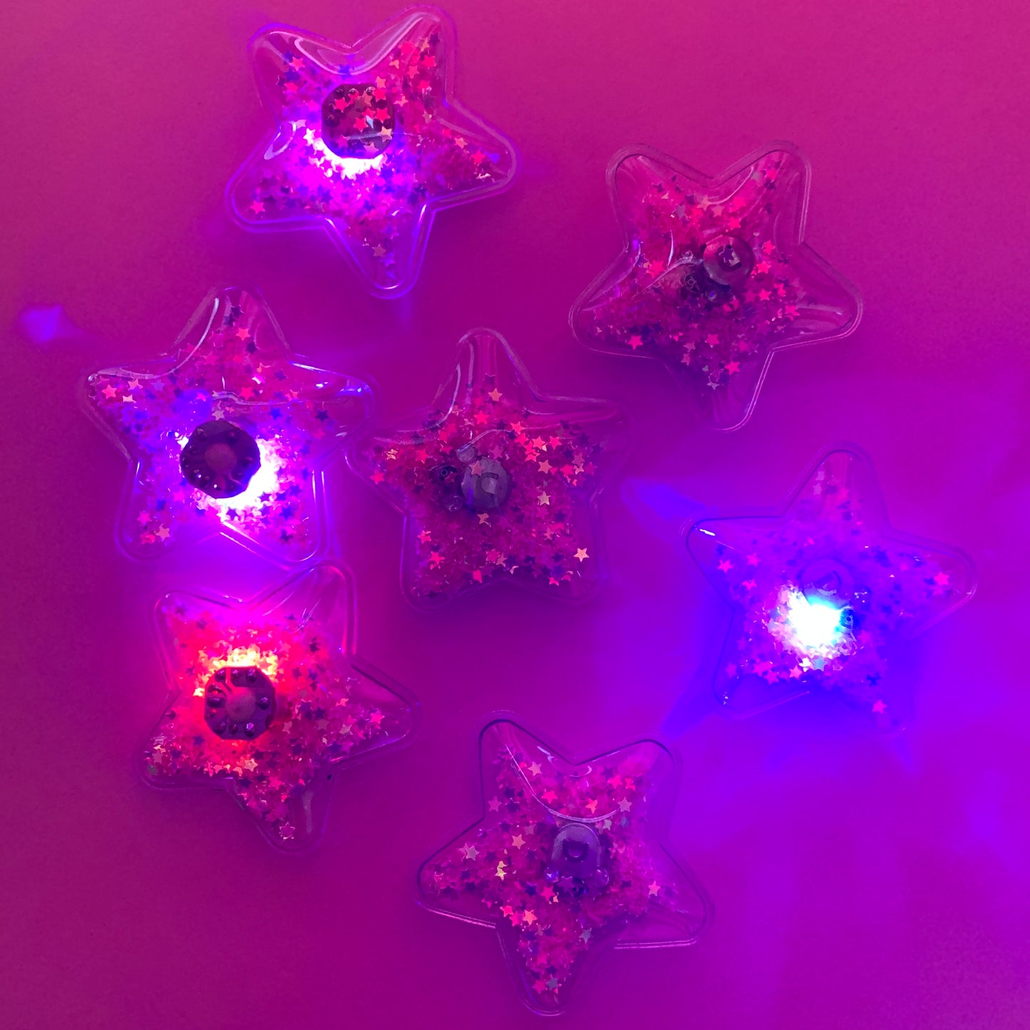 Light up Star Shaker Clips no show