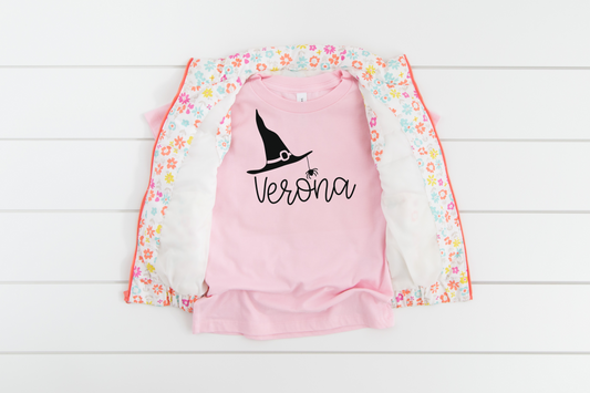 Customized witches hat kids