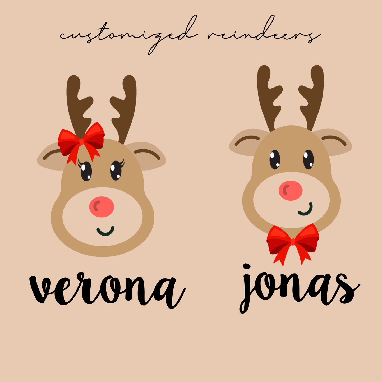 Personalized Reindeer